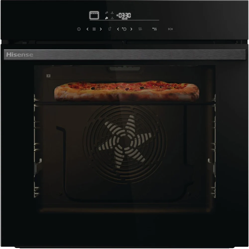 Hisense HO66FAPizzaChef - Black Built-In Single Oven - 77L - A+ Energy Rated - Image 2