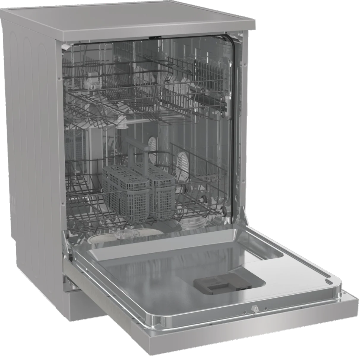 Hisense HS642D90XUK - Silver 14 Place Setting Freestanding Dishwasher - 60cm - 46 dB - D Energy - Image 5