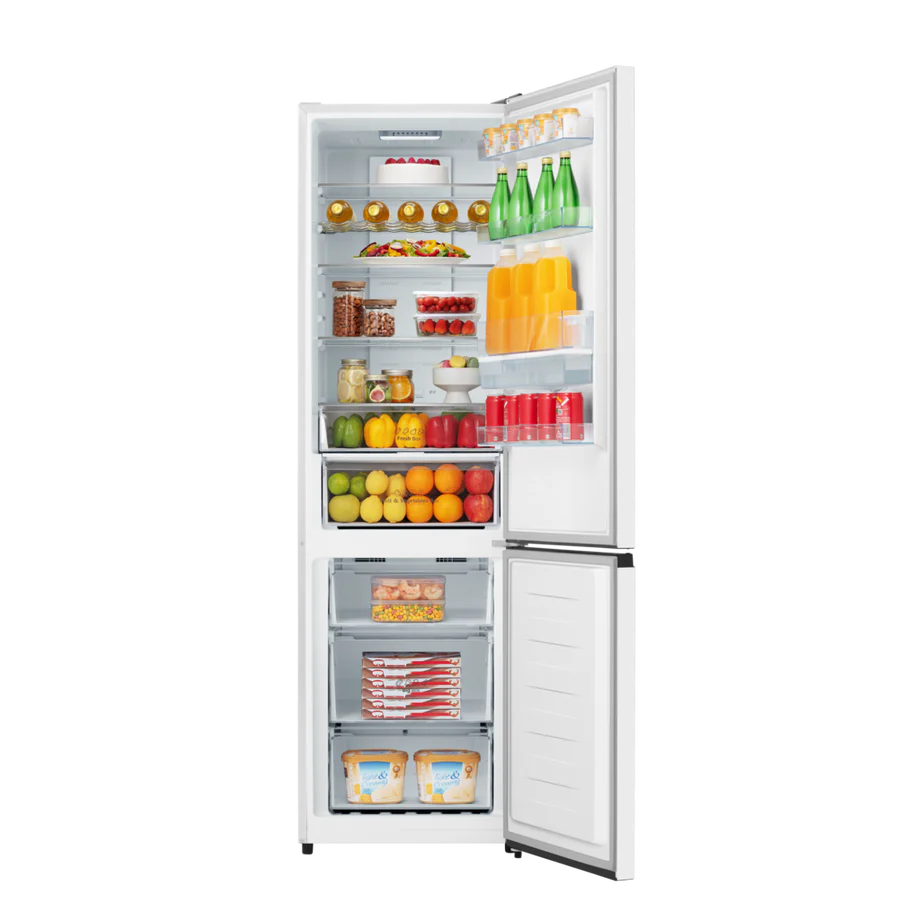 Hisense RB435N4WWE - White Freestanding 70/30 Frost Free Fridge Freezer - E energy - Image 2