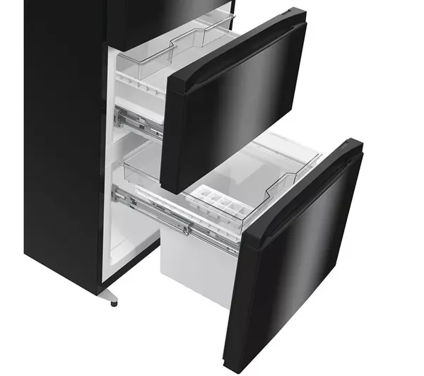 Hisense RM469N4AFEUK - Black Freestanding 70/30 Frost Free Fridge Freezer - E Rated - Image 3