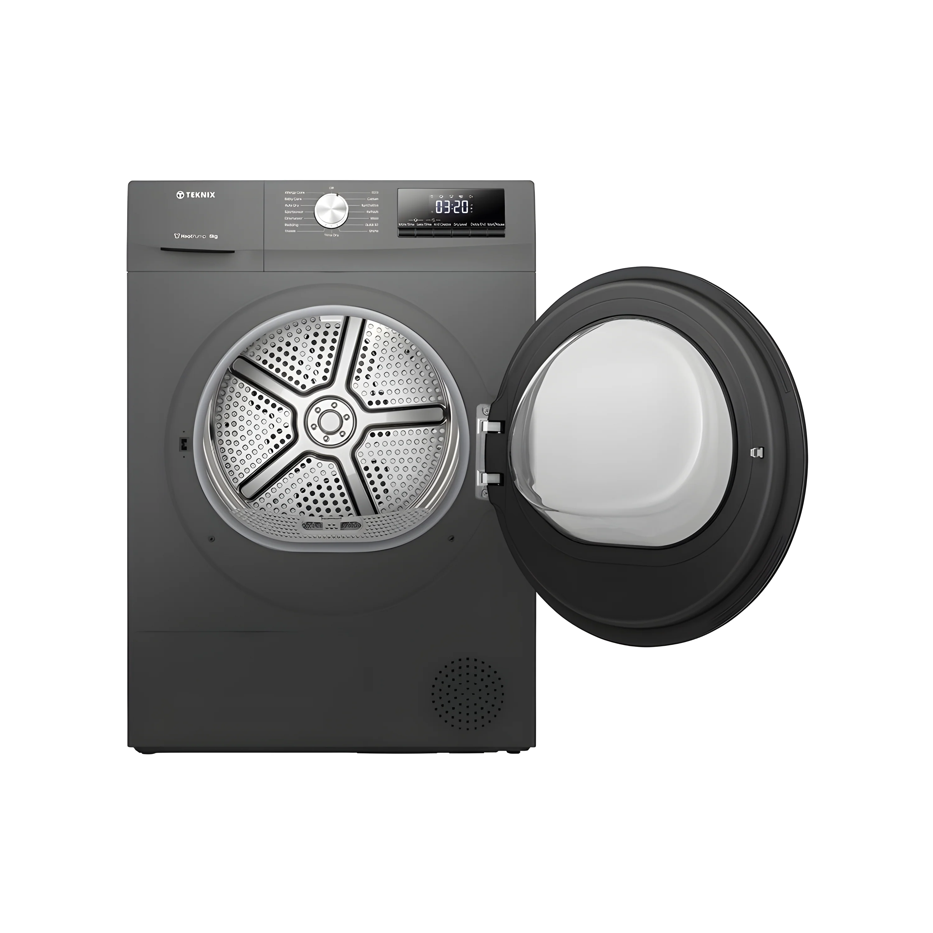 Teknix TKHP8HS - Titanium 8KG Heat Pump Tumble Dryer - E Energy - Image 3