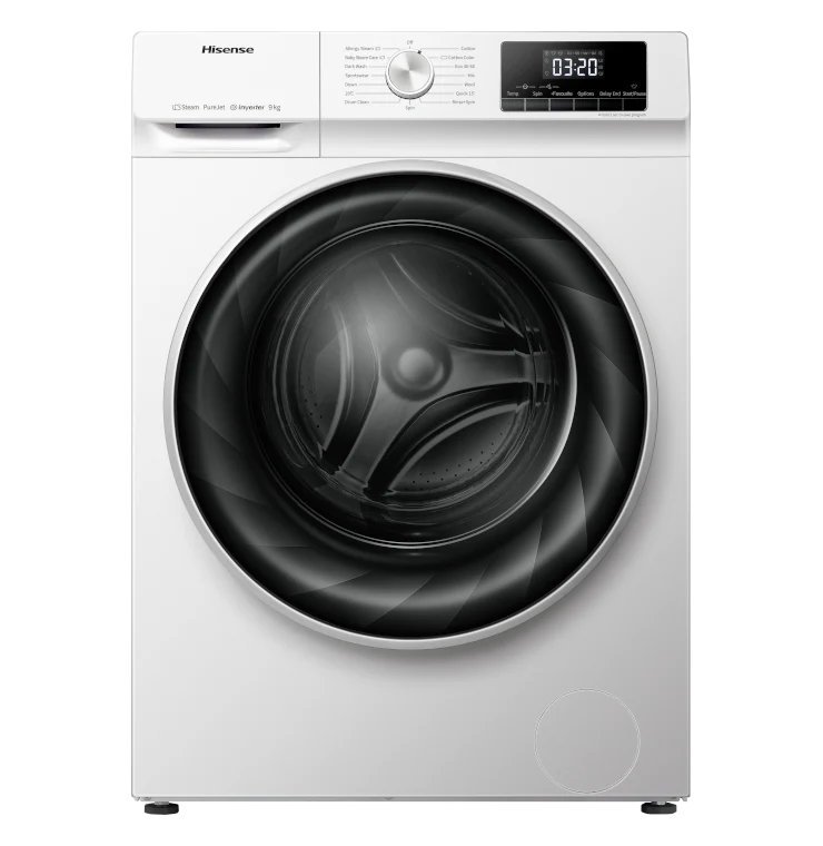 Hisense WFQP9014EVM - White 9KG Washing Machine - 1400 RPM - C energy