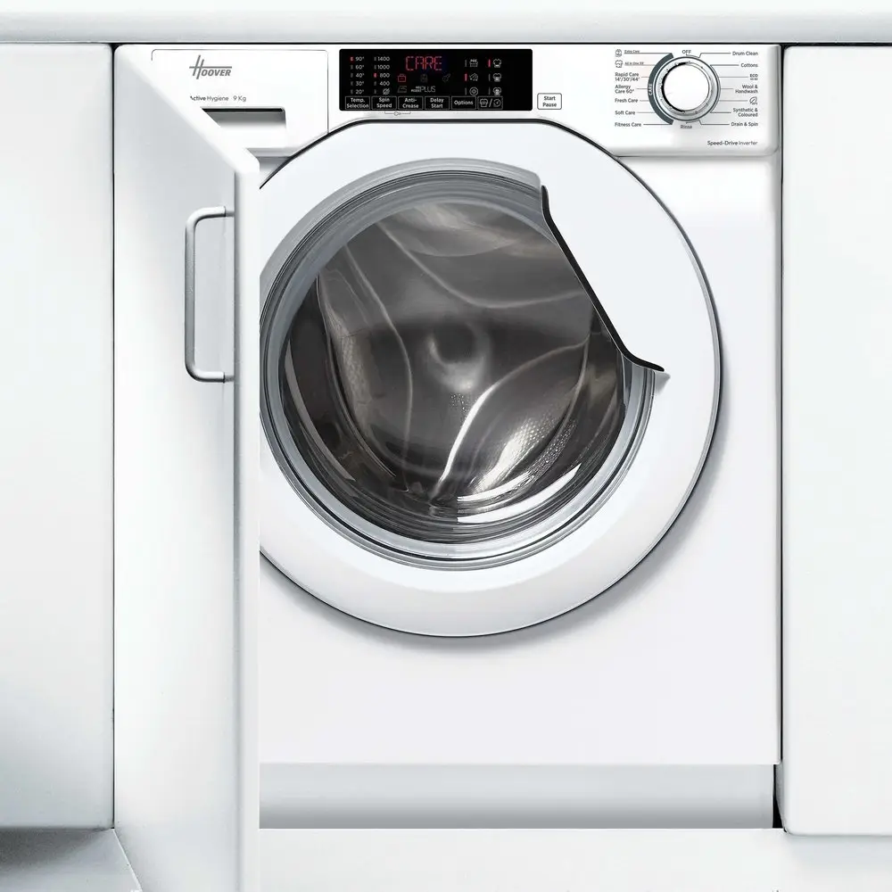Hoover HBWS 494DMSW5-80 - White 9KG Washing Machine - 1400 RPM - A energy - Image 2