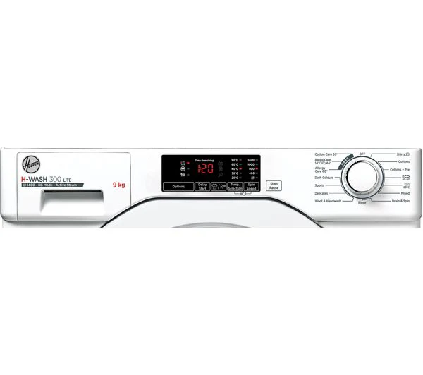 Hoover HBWS 49D2E - White 9KG Integrated Washing Machine - 1400 RPM - D energy - Image 3