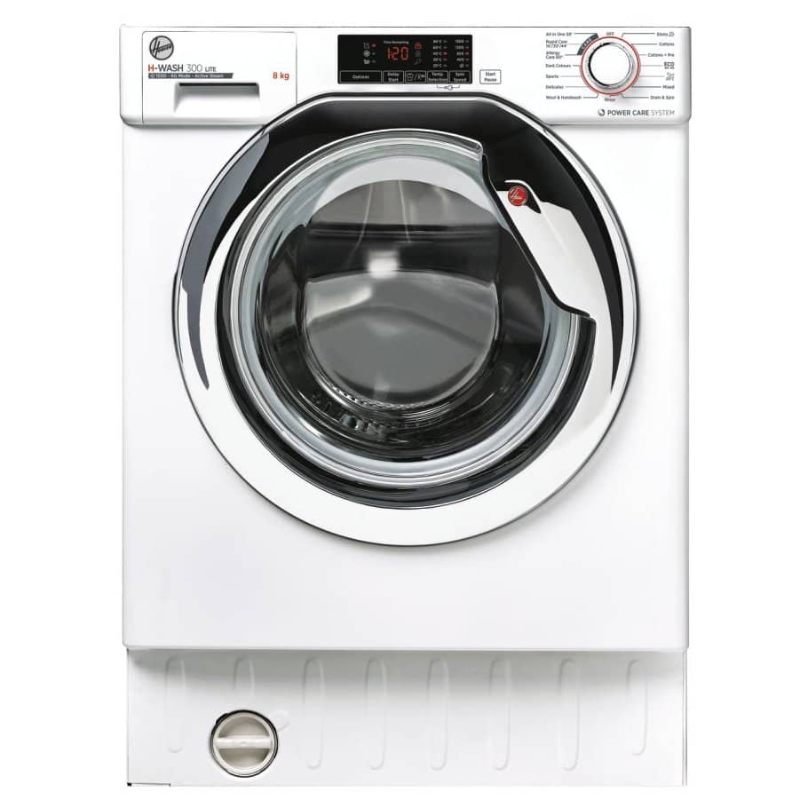 Hoover HBWS 58D1ACE-80 - White 8KG Washing Machine - 1500 RPM - A energy - Image 2