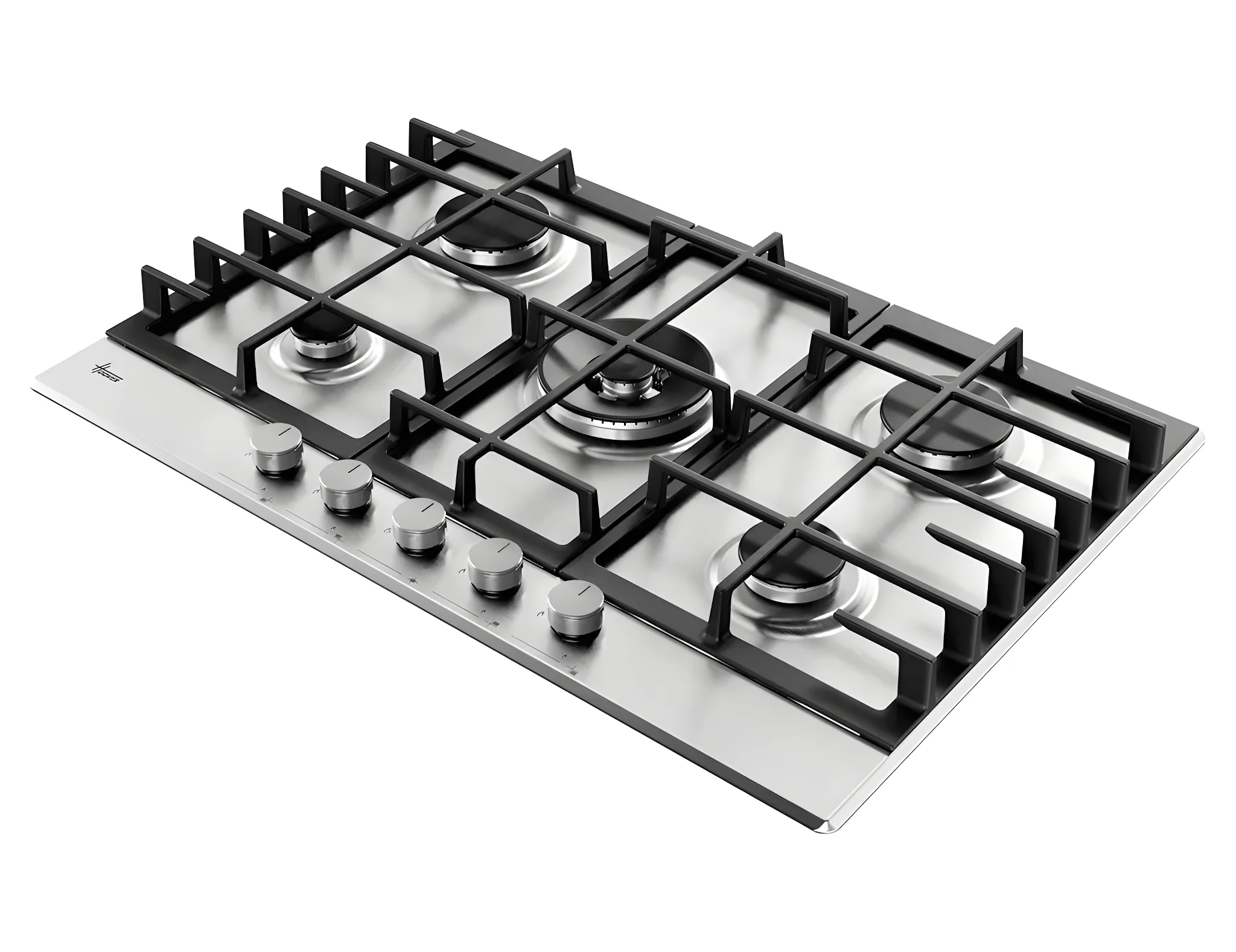Hoover HGH75WC3X - Stainless Steel 75cm Gas Hob - 5 Burners - 4kW Wok Burner - Image 3