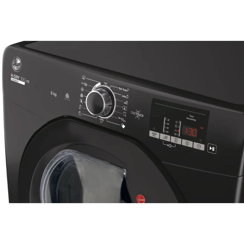 Hoover HLE C9DGB - Black 9KG Condenser Tumble Dryer - B energy - Image 3