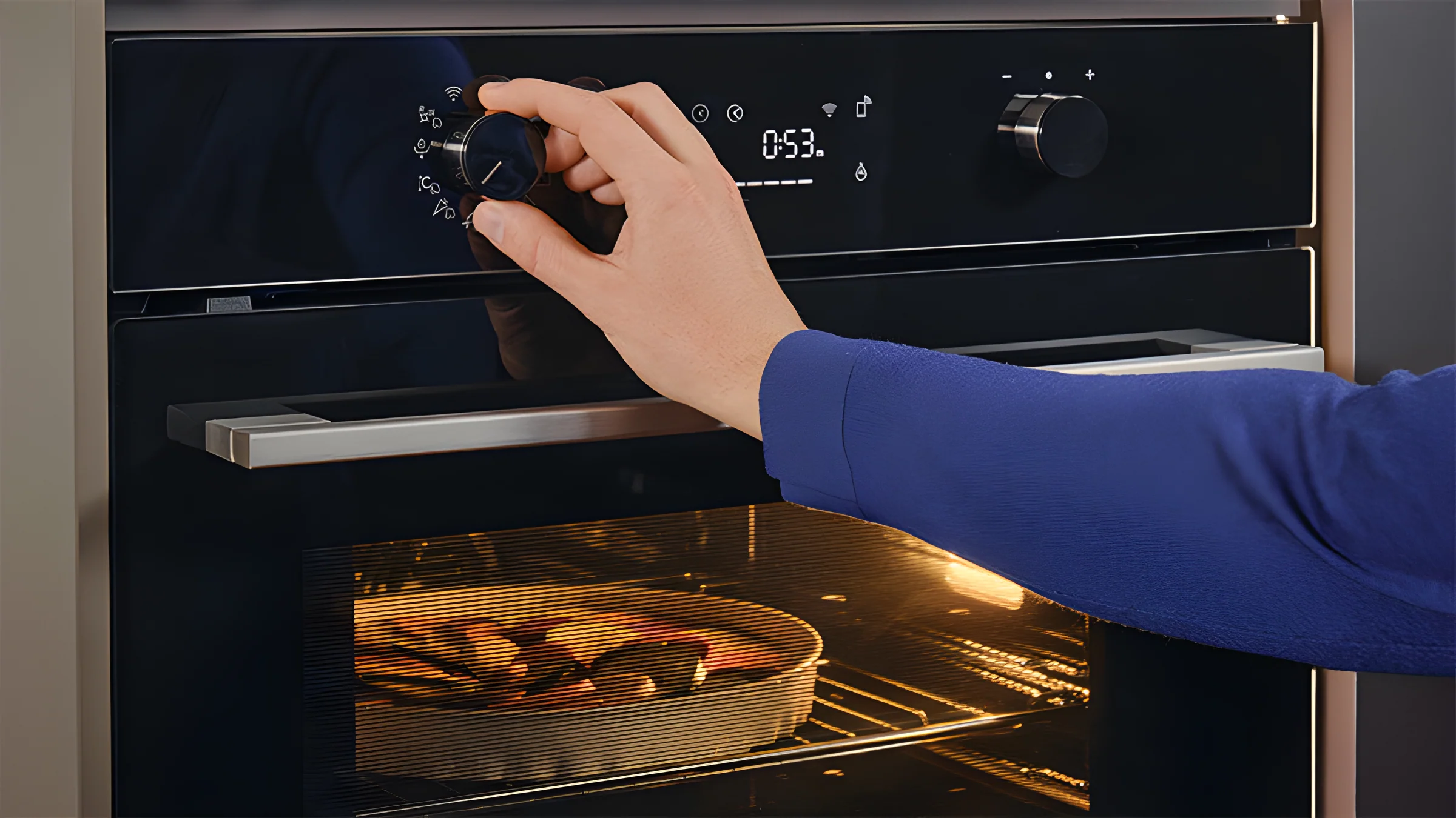 Hoover HO6 H3T1HTX - Stainless Steel Single Electric Oven - Hydrolytic Clean - 78L - A+ Energy - Image 3
