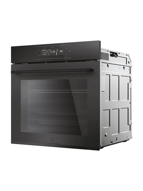 Hoover HO6 M5G3YTB - Matte &amp; Gloss Black Glass Single Oven - 78L Capacity - Pyrolytic Cleaning - WiFi - AirFry - A++ Energy - Image 3