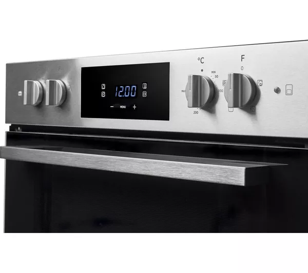Hoover HO7DC3B308IN - Stainless Steel & Black Double Ovens - 77L Total Capacity - A Energy Rating - Image 4