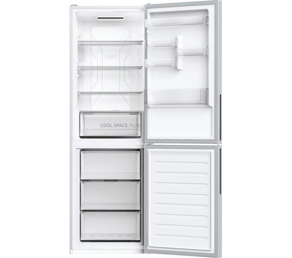 HOOVER HOCE4T618ESK - Silver 60/40 Fridge Freezer - 341L - E energy - Image 2