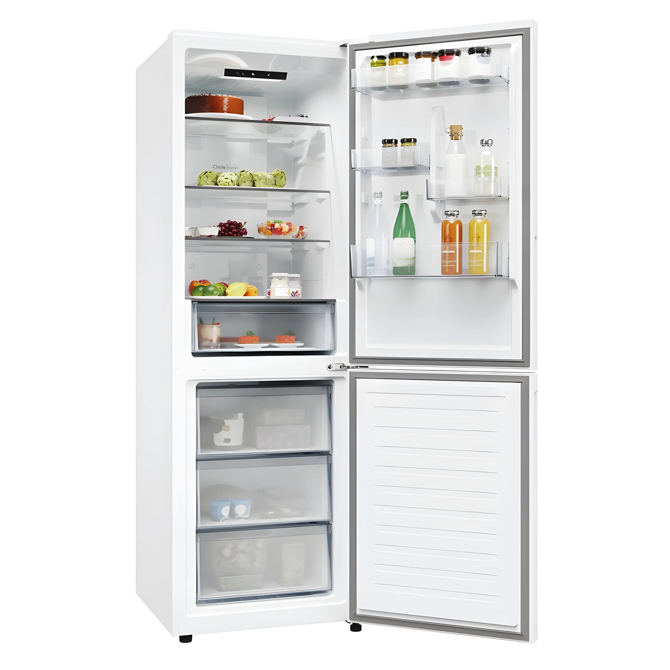Hoover HONCQ2T618EWKR - White Fridge Freezer - 60/40 Split - E Energy - Image 2