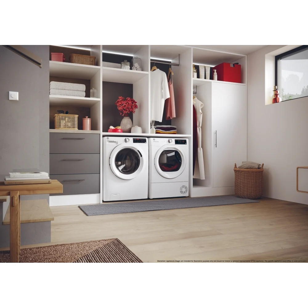 Hoover HRE C9TE-80 - White 9KG Tumble Dryer - Condenser - B Energy - Image 8