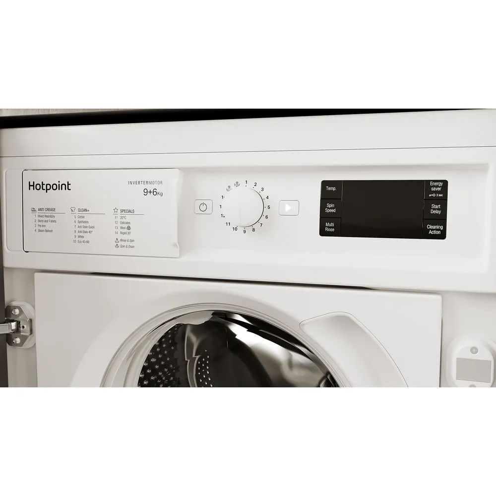 Hotpoint BI WDHG 961485 UK - Integrated 9KG/6KG Washer Dryer - 1400 RPM - D energy - Image 7