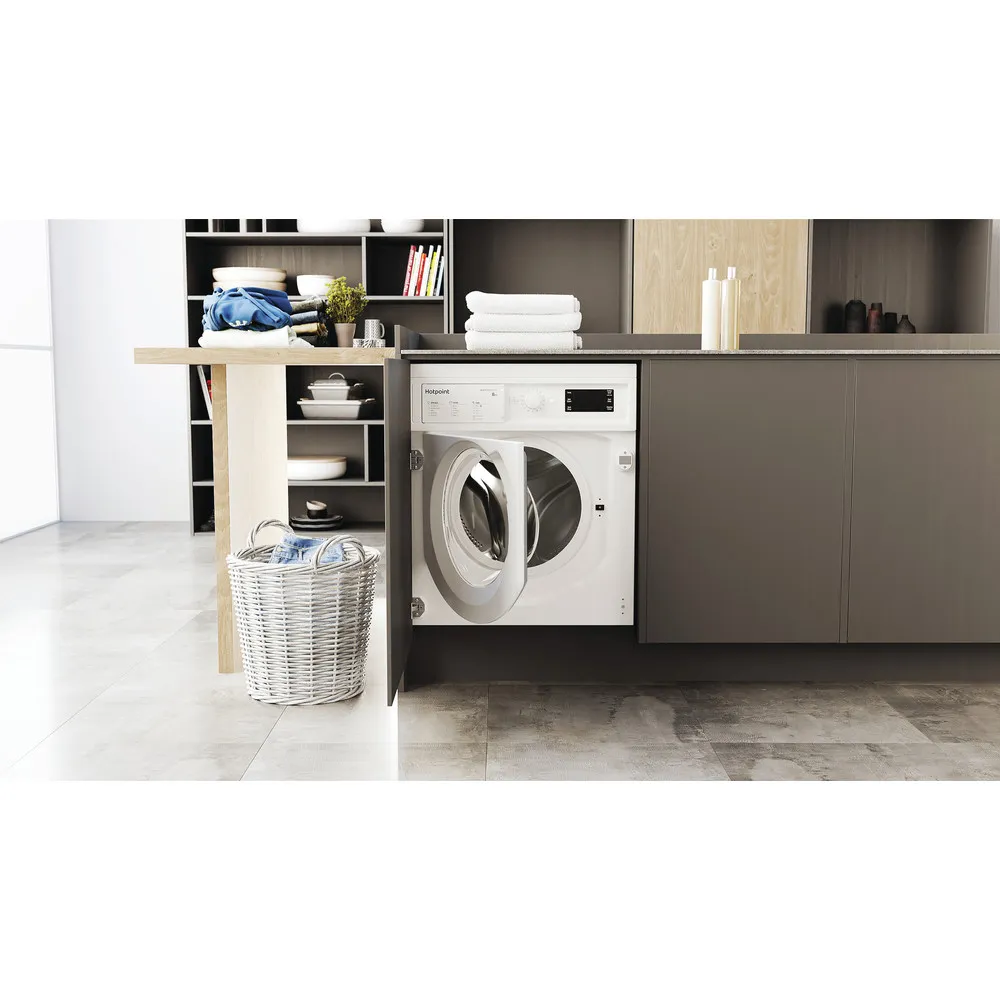 Hotpoint BI WMHG 81485 UK - Integrated 8KG Washing Machine - 1400 RPM - B energy - Image 7
