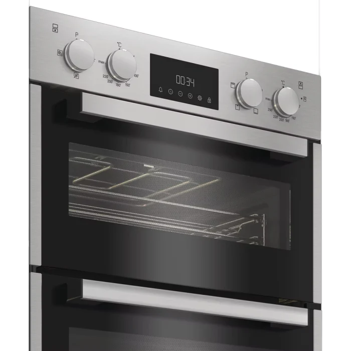 Hotpoint DIH 10D IX- Stainless Steel Double Oven - Built-in 75L/38L - A Energy - Image 3