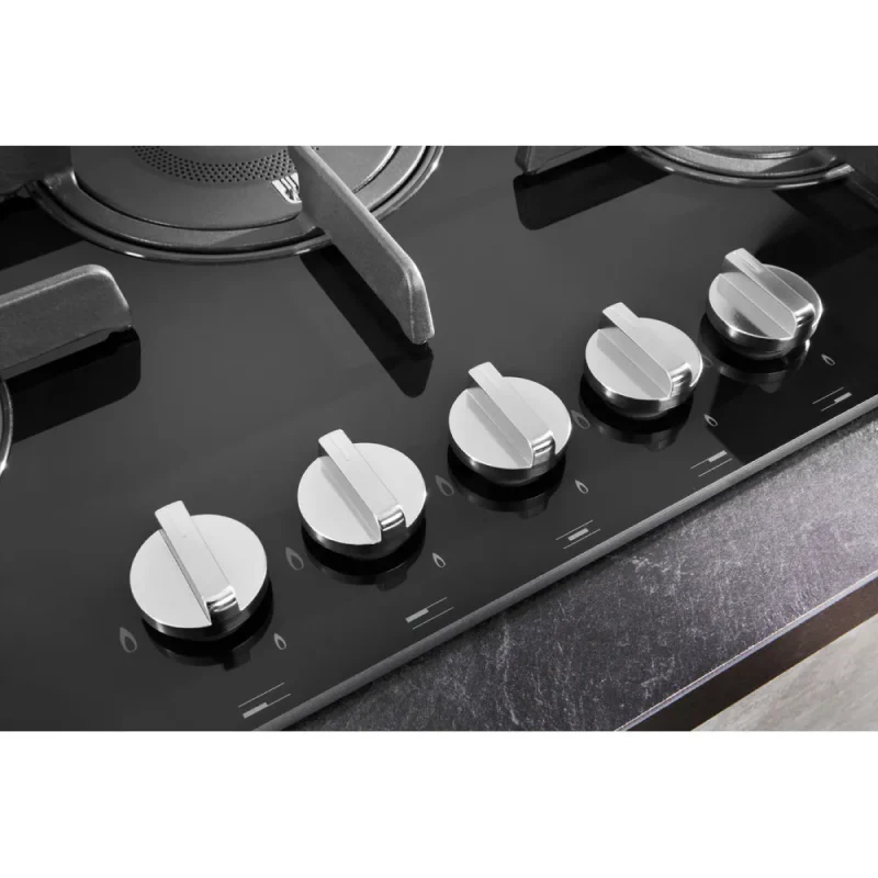 Hotpoint FTGHG 751 D/H(BK) - Black 5 Zone Gas Hob - Image 3