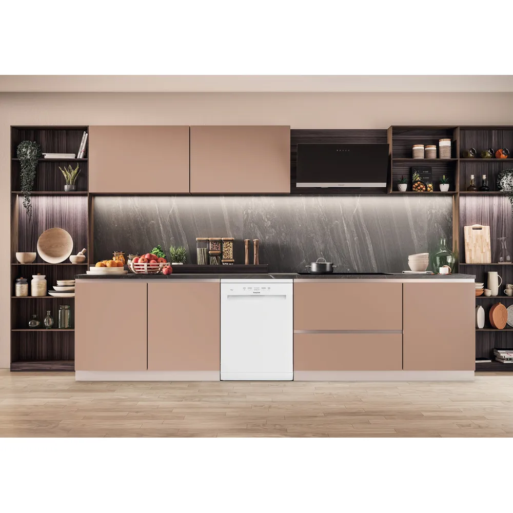 Hotpoint H2F HL626 UK - White Freestanding Dishwasher - E energy - Image 5