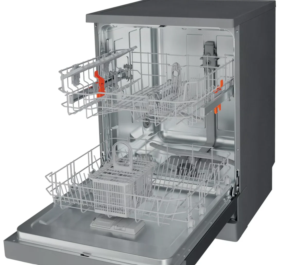 Hotpoint H2F HL626 X UK - Stainless steel Freestanding Dishwasher - E energy - Image 2