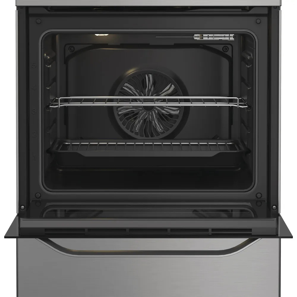Hotpoint H6V5KMXUK - Inox Freestanding Electric Cooker - 66L - A Energy - Image 4