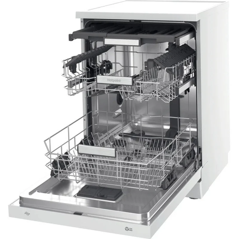 Hotpoint H7F HS41 UK - White Freestanding Dishwasher - C energy - Image 2