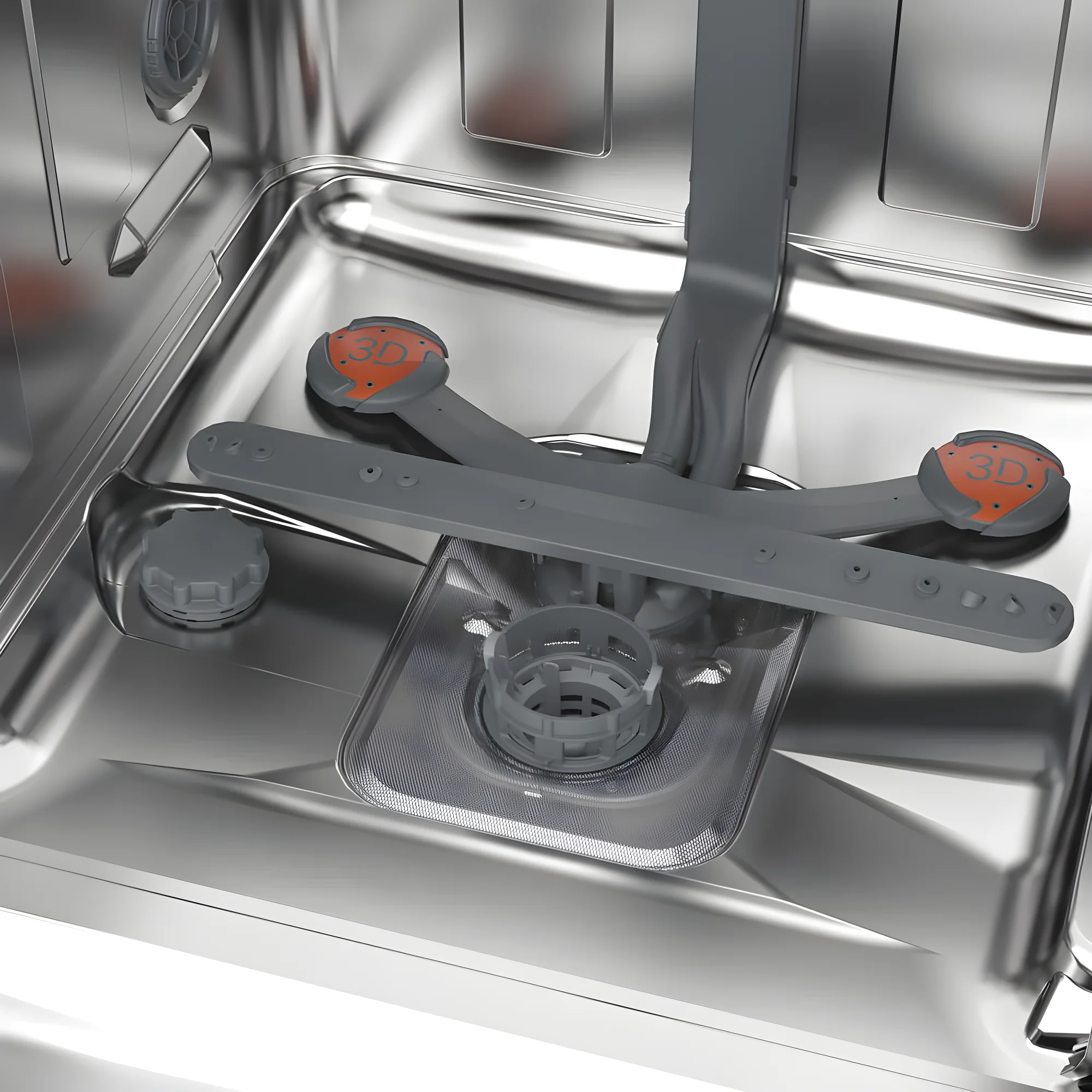 Hotpoint H7F HP61X UK - Stainless Steel Dishwasher - 15 Place Settings - A Energy - Image 5