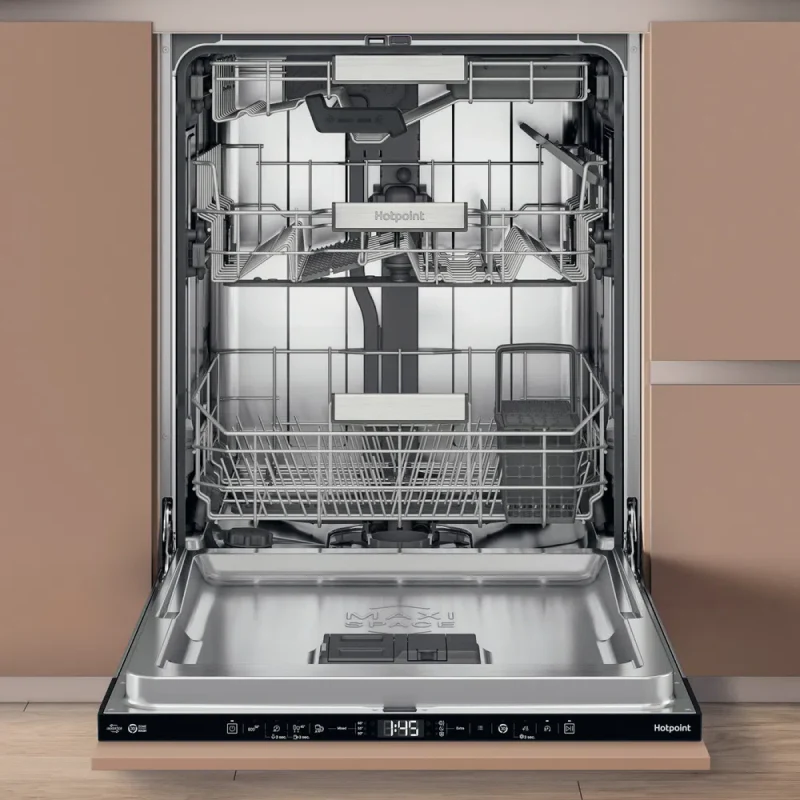 Hotpoint H8I HT59 LS UK - Black Integrated Dishwasher - B energy - Image 2