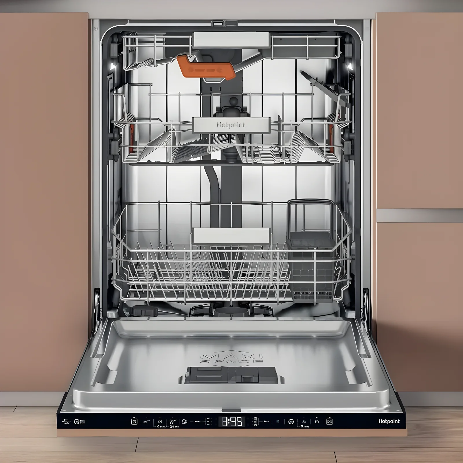 Hotpoint H8IA15M4TU UK - Integrated Full Size Dishwasher - 15 Place Settings - A Energy - Image 3
