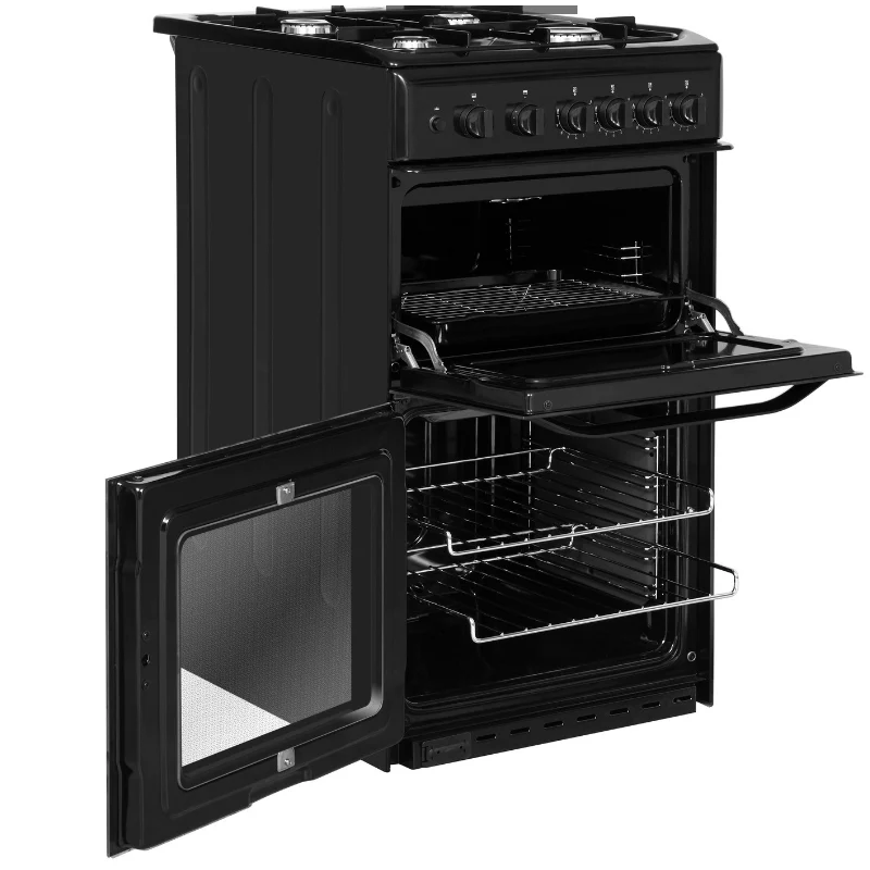 Hotpoint HD5G00KCB/UK - Black 4 Zone Gas Cooker - Catalytic cleaning - A energy - Image 2