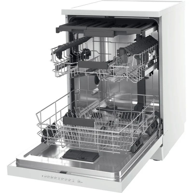 Hotpoint HD7F HP33 UK - White Freestanding Dishwasher - D energy - Image 2