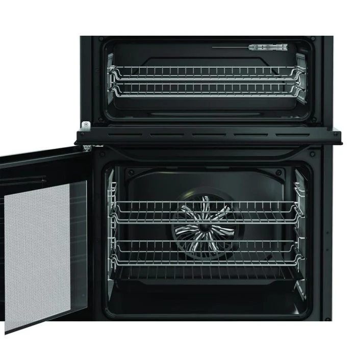 Hotpoint HDE6VDC2B1 - Black Electric Double Cooker - 60cm Ceramic Hob - A Rated - Image 4