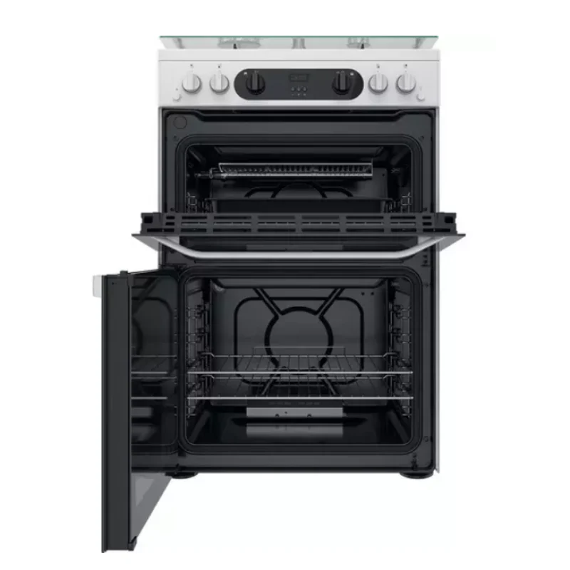 Hotpoint HDM67G0CCW/UK - White 4 Zone Gas Cooker - Catalytic cleaning - A/A energy - Image 4