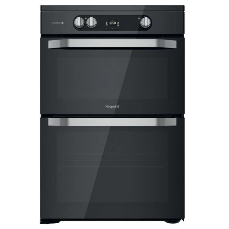 Hotpoint HDM67I9H2CB/U - Black Induction 4 Zone Electric Cooker - Catalytic cleaning - A/A energy