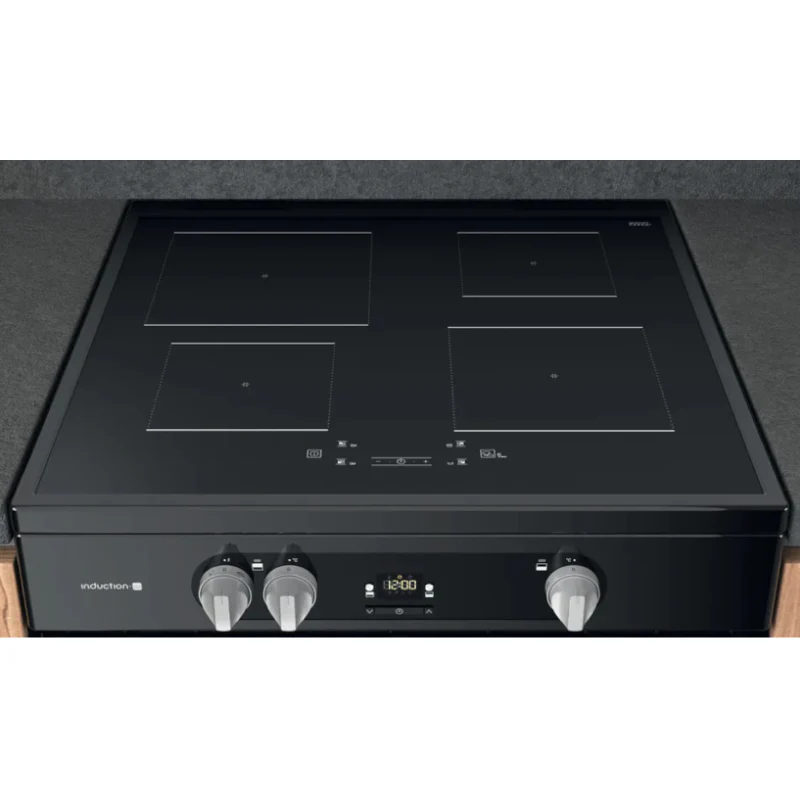 Hotpoint HDM67I9H2CB/U - Black Induction 4 Zone Electric Cooker - Catalytic cleaning - A/A energy - Image 3