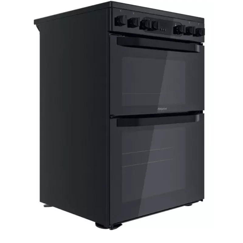 Hotpoint HDM67V9CMB/UK - Black 4 Zone Electric Cooker - A/A energy - Image 3