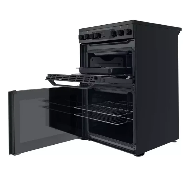 Hotpoint HDM67V9CMB/UK - Black 4 Zone Electric Cooker - A/A energy - Image 4