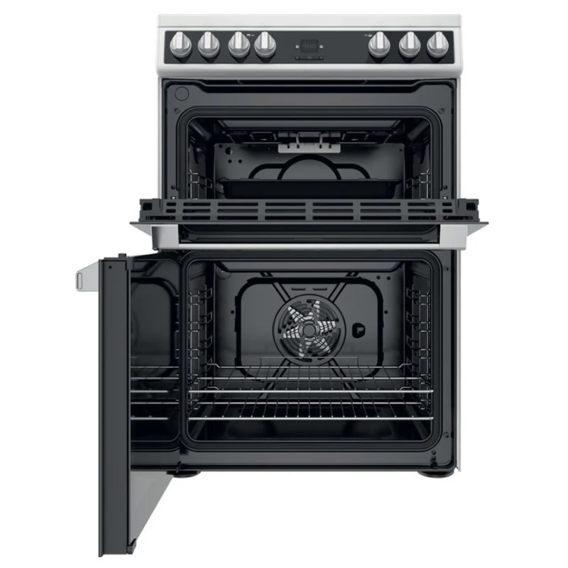 Hotpoint HDT67V9H2CW/UK - White 4 Zone Electric Cooker - Catalytic cleaning - A/A energy - Image 4