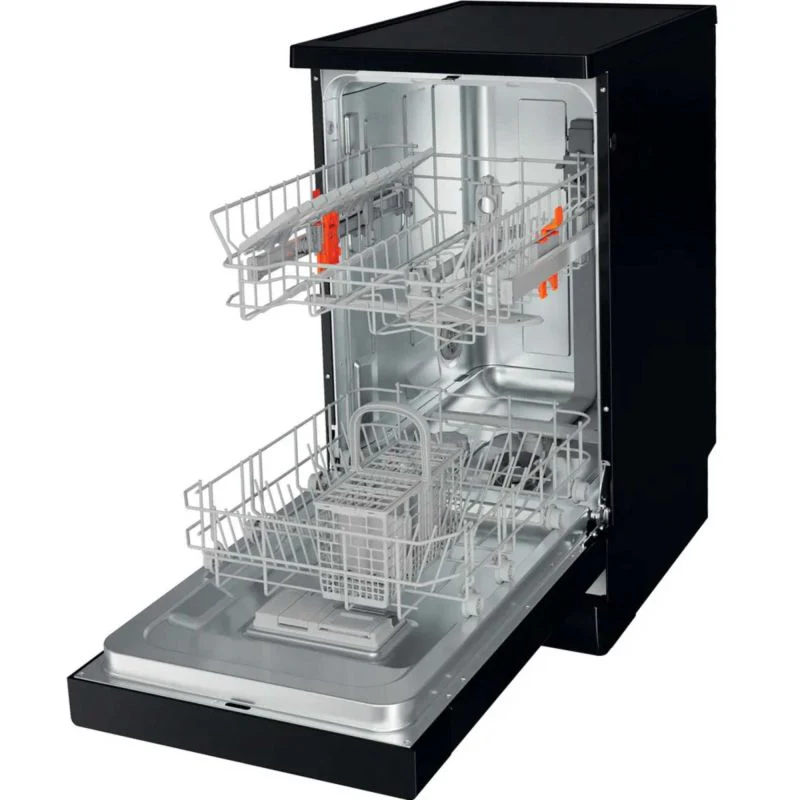 Hotpoint HF9E 1B19 B UK - Black Freestanding Dishwasher - F energy - Image 2