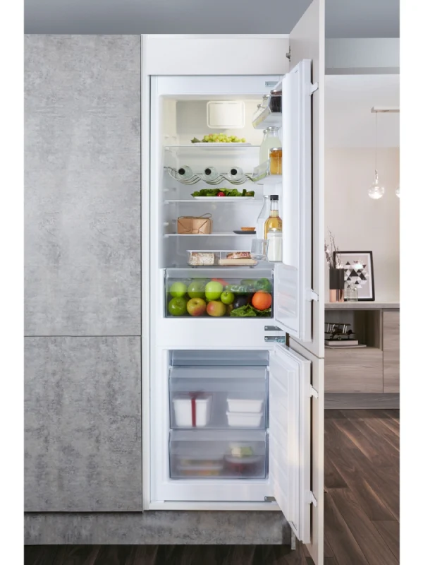 Hotpoint HMCB 70302 UK - White Integrated Low Frost Fridge Freezer - E energy - Image 2