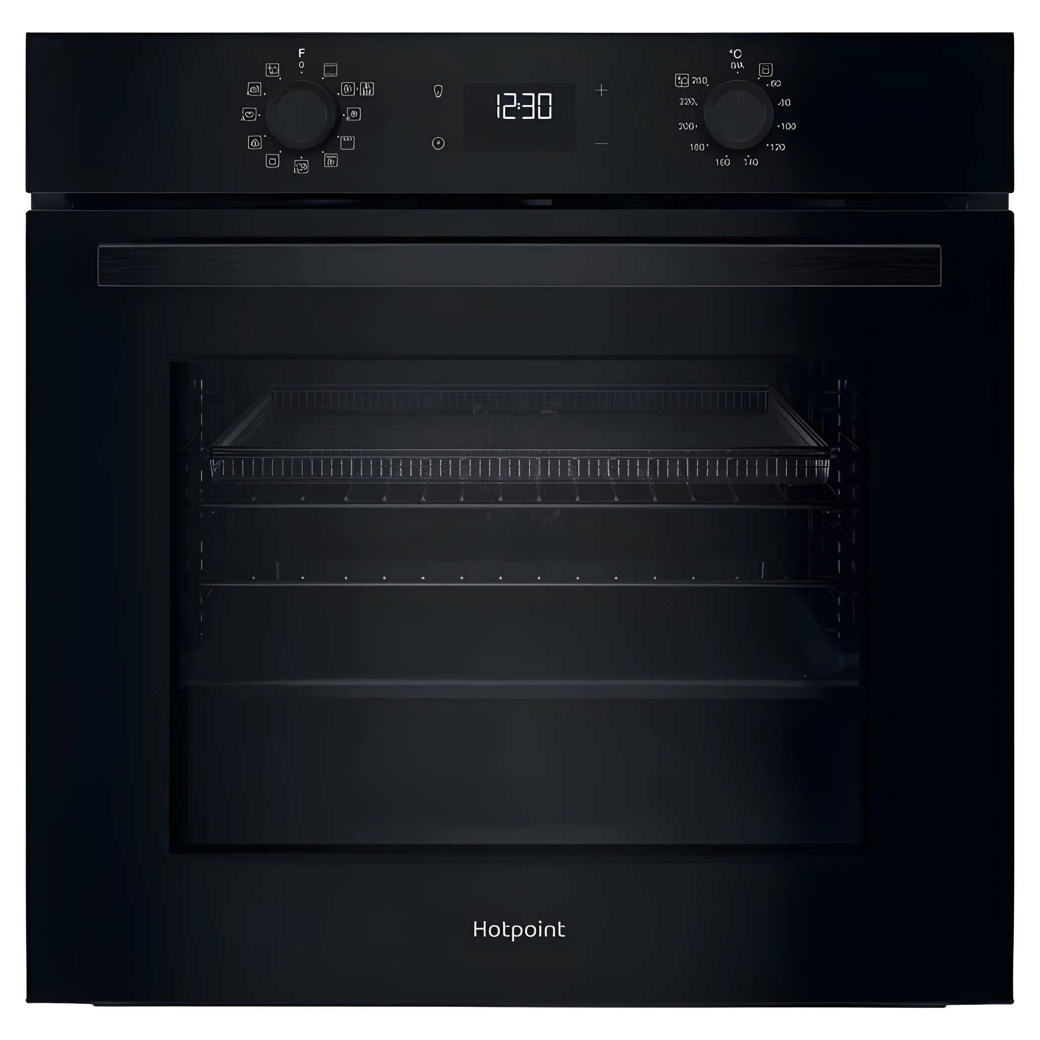 Hotpoint HO 458HF B UK - Black Single Oven - 71L - A+ Energy