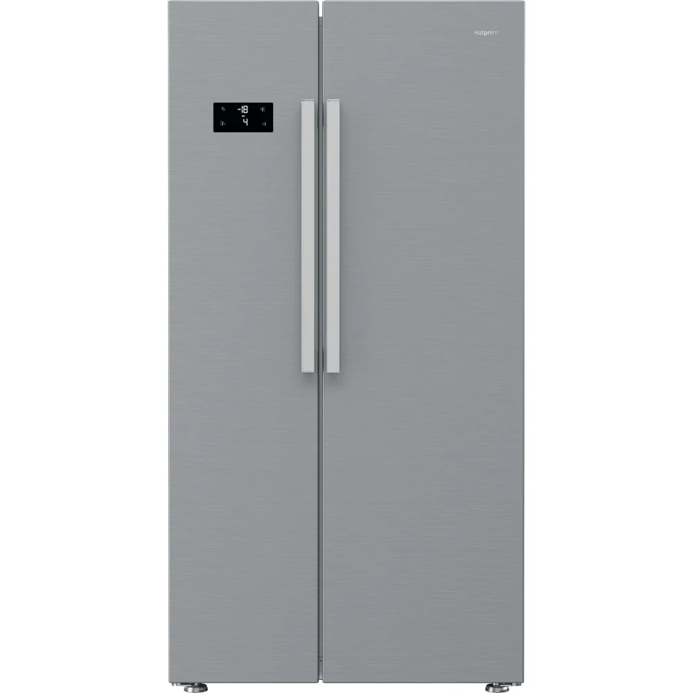 Hotpoint HPG2 6592 XP4UKWR - Silver American Fridge Freezer - 593L - E Energy Rating