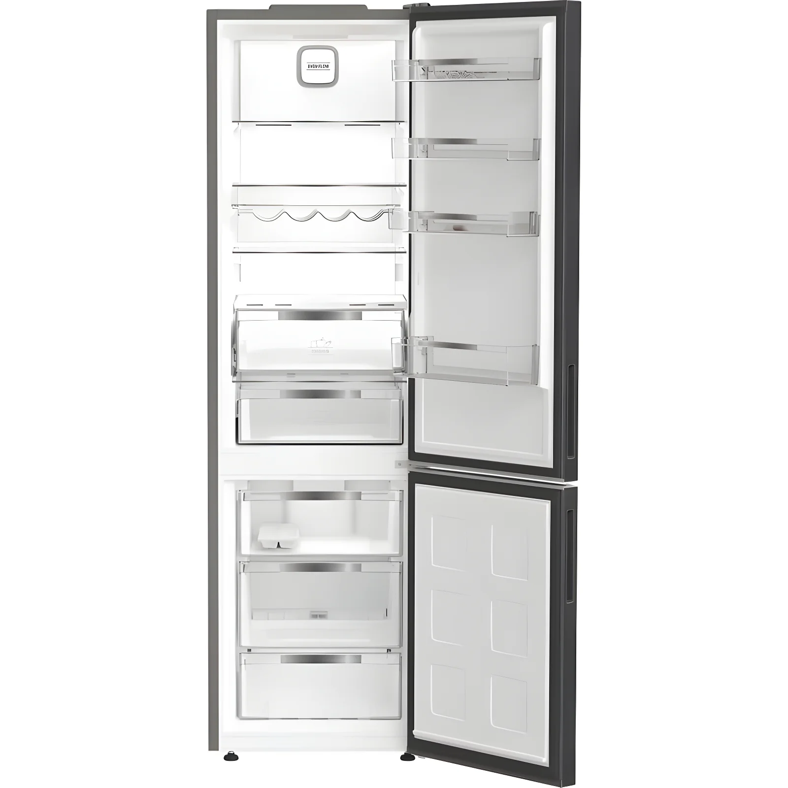 Hotpoint HPK 26403 XBR5UK - Manhattan Grey Fridge Freezer - 355L - 70/30 Split - D Energy Rating - Image 3