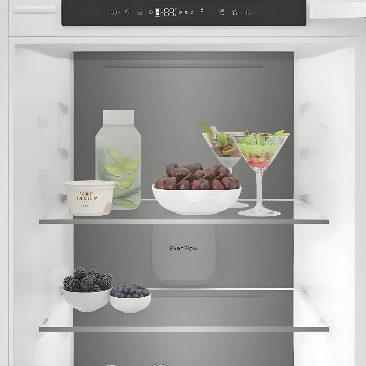 Hotpoint HPK2 5322 B4UK - Zinc Metal Integrated Fridge Freezer - 300L - E Energy - Image 5