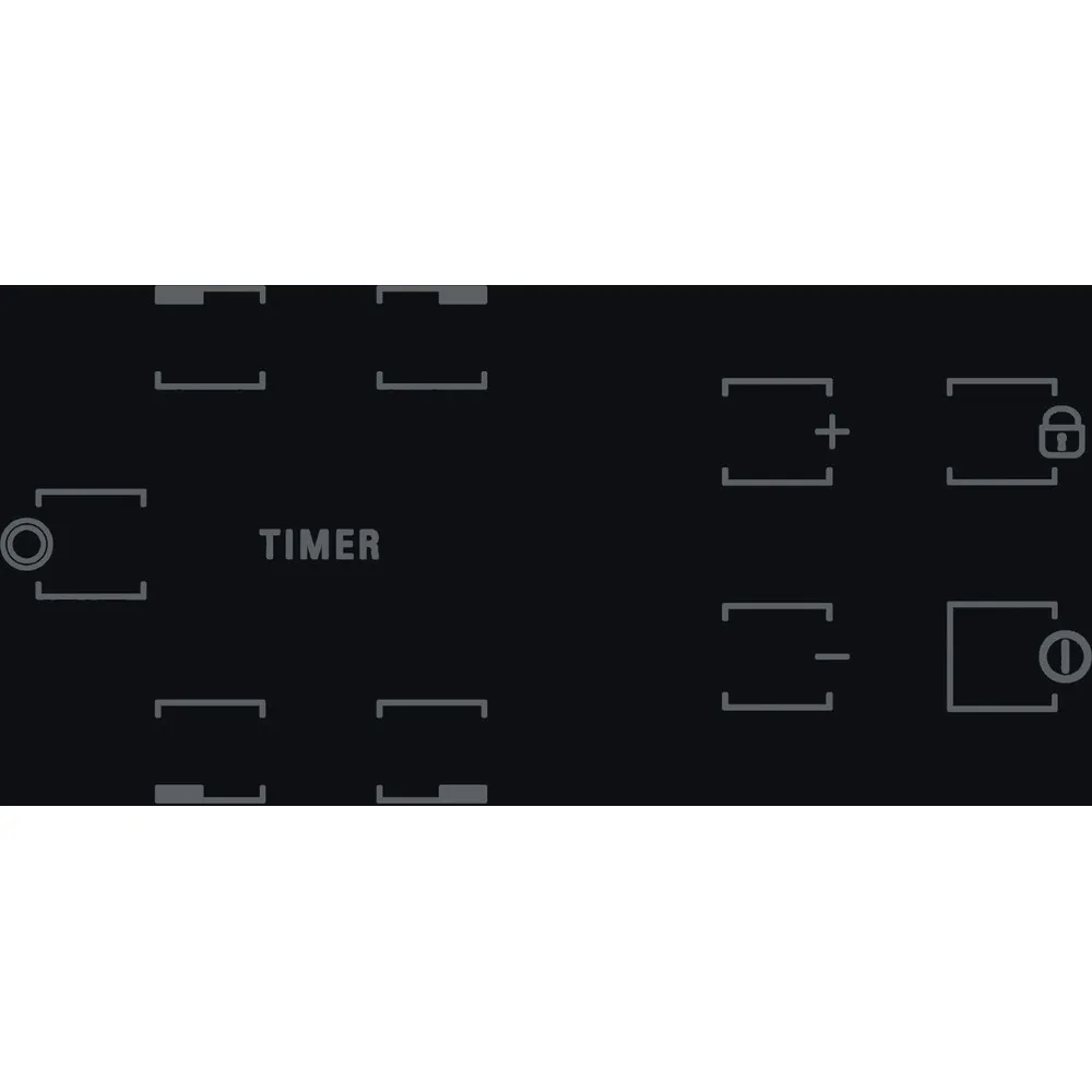 Hotpoint HR 612 C H - Black 4 Zone Electric Hob - Image 3