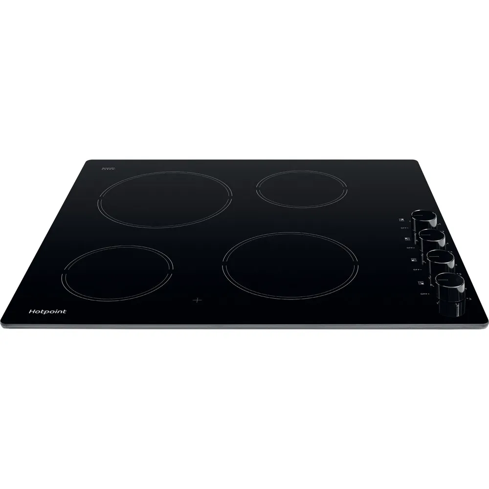 Hotpoint HR 620 R H - Black 4 Zone Ceramic Hob - Image 2