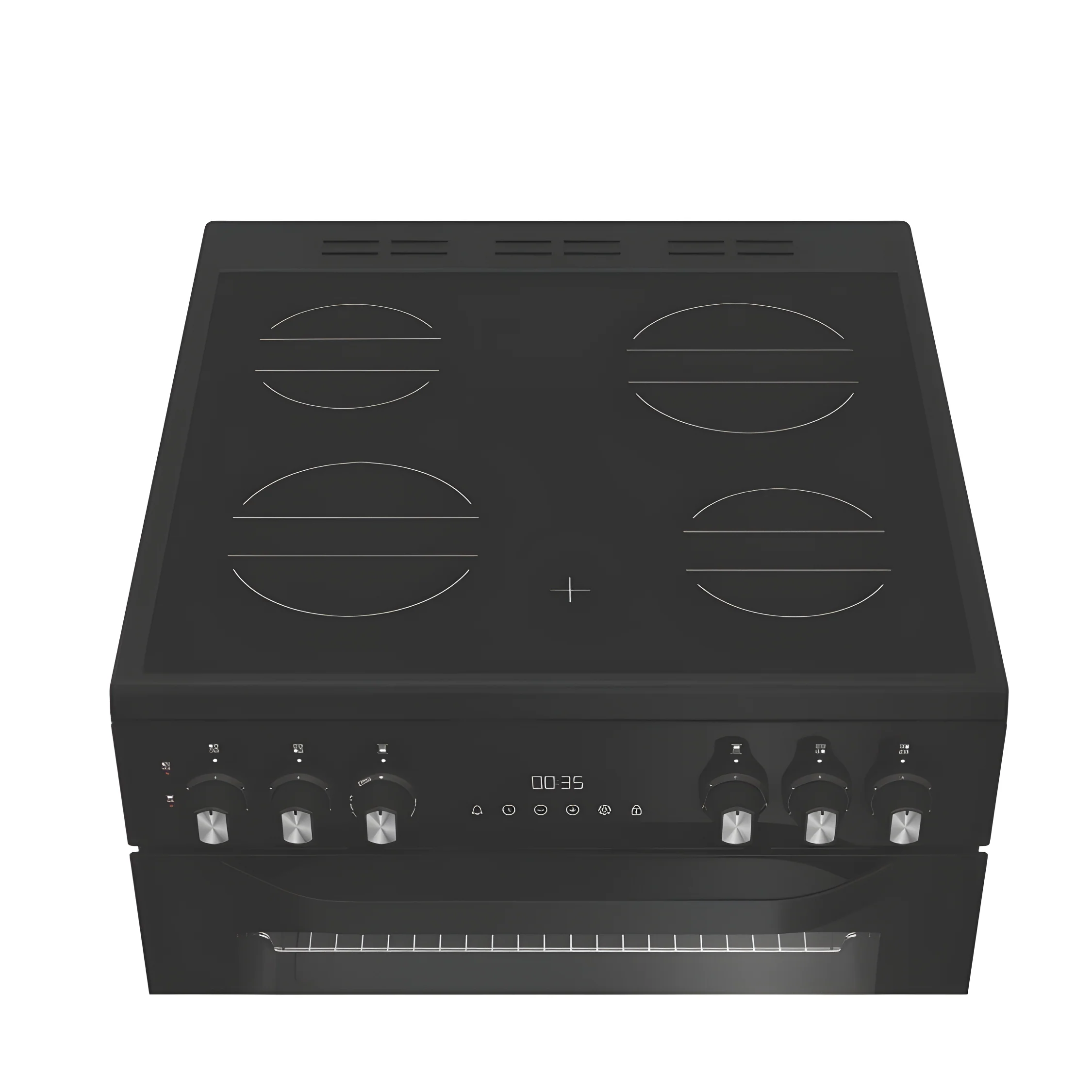 Hotpoint HTE6VDCB1 - Black Electric Cooker - 75L Capacity - A Energy - Image 4