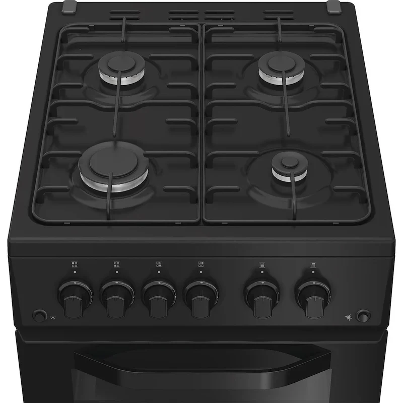 Hotpoint HTG5GCB - Black Gas Cooker - 59L Twin Cavity - A+ Energy - Image 2