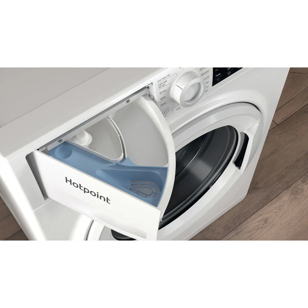 Hotpoint NSWF 846 W UK - White Freestanding 8KG Washing Machine - 1400 RPM - A energy - Image 12