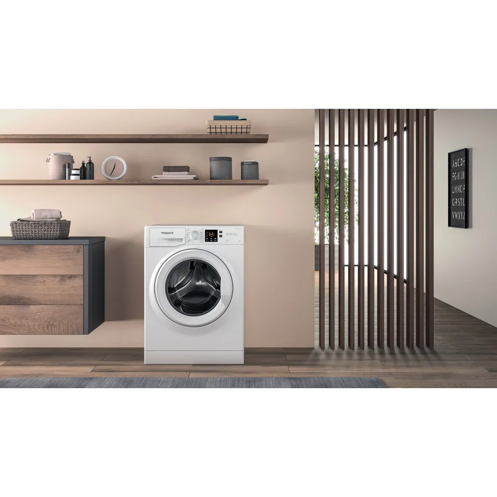 Hotpoint NSWF 846 W UK - White Freestanding 8KG Washing Machine - 1400 RPM - A energy - Image 6