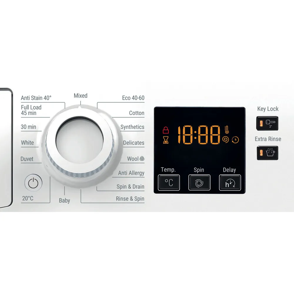 Hotpoint NSWM 1146 W UK - White 11KG Washing Machine - 1400 RPM - A energy - Image 3